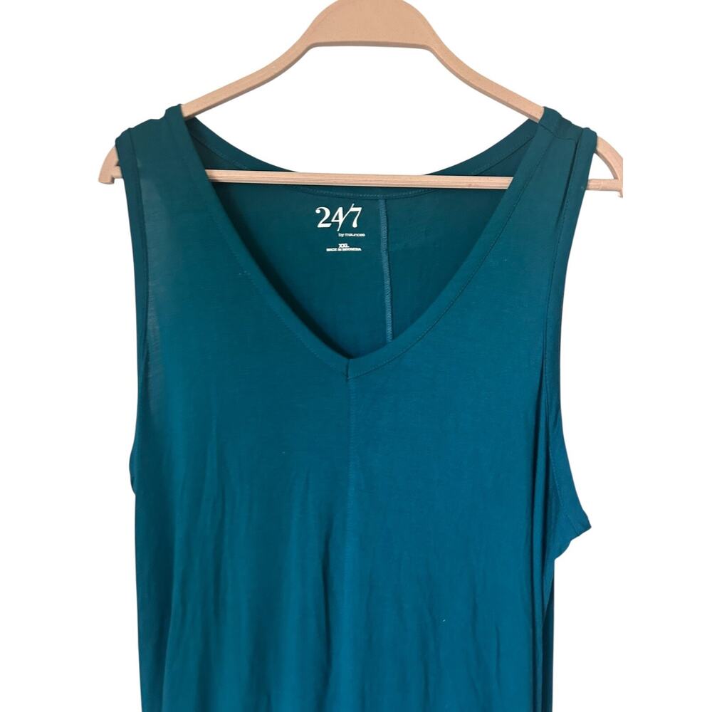 Time & Tru maurices Lot of 4 Sleeveless Tank Dresses size XXL 20 pink teal black - Picture 3 of 7